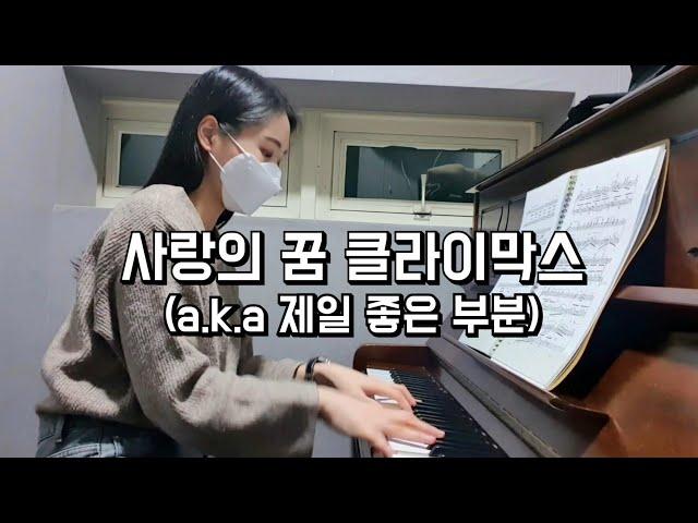 독학 취미생의 리스트 사랑의 꿈 클라이막스 연주 (감정표현은 늘 어려워..) | Liszt Liebestraum Climax