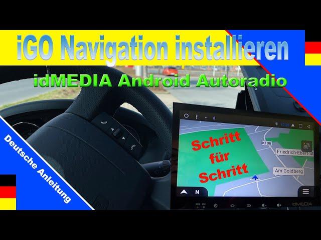 iGO Navigation auf idMedia Autoradio installieren || Schritt für Schritt *Deutsch || Mooveo 630 EB