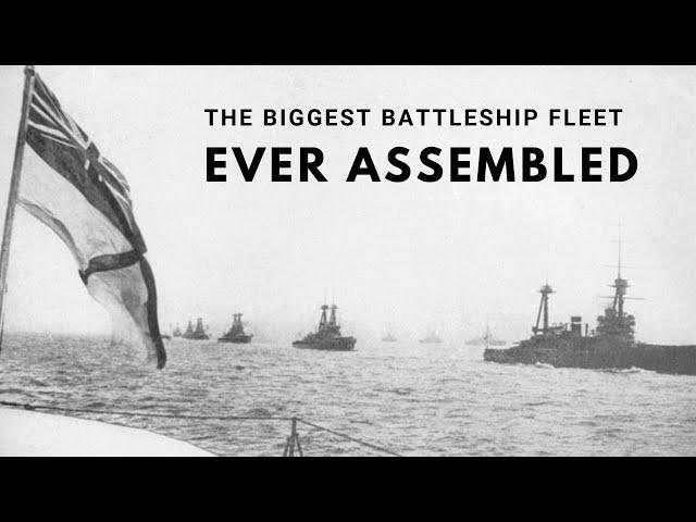 The Biggest Battleship Fleet Ever Assembled