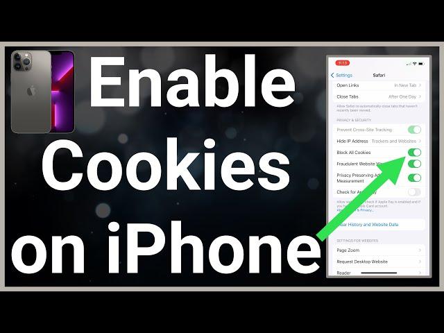 How To Enable Cookies On iPhone