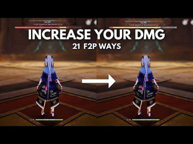 F2P :- 21 WAYS to Increase C0 Ayaka's dmg !! [ Genshin Impact ]