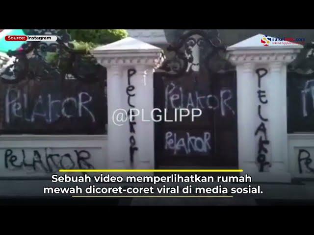 RUMAH MEWAH DICORET CORET TULISAN PELAKOR - WALUH TV