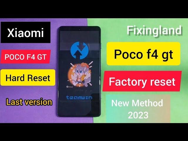 Hard Reset / Xiaomi POCO F4 GT ( 21121210g) Hard Reset & Unlock Pattern / New Method 2023