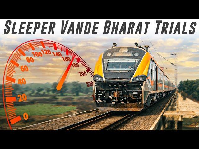 Exclusive! India's First Sleeper Vande Bharat Trials Coverage