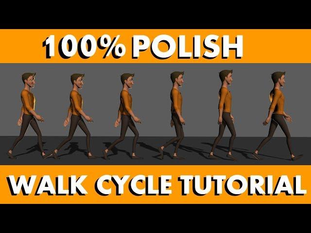 how to animate a walk cycle (100% polish)