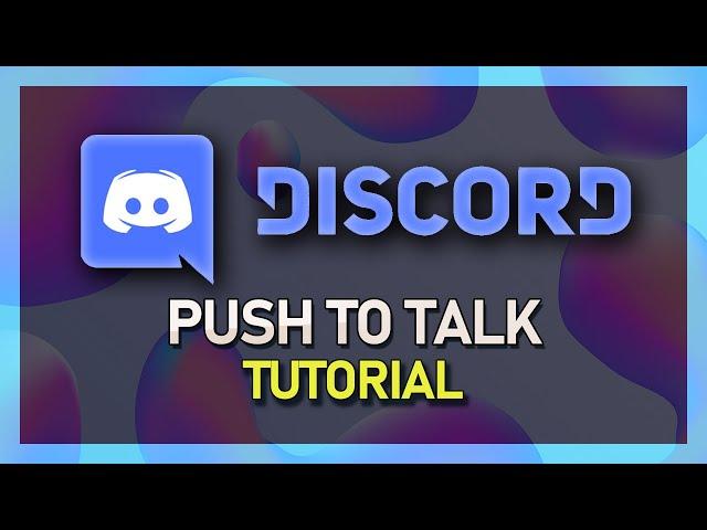 Discord Mobile - How To Push-To-Talk