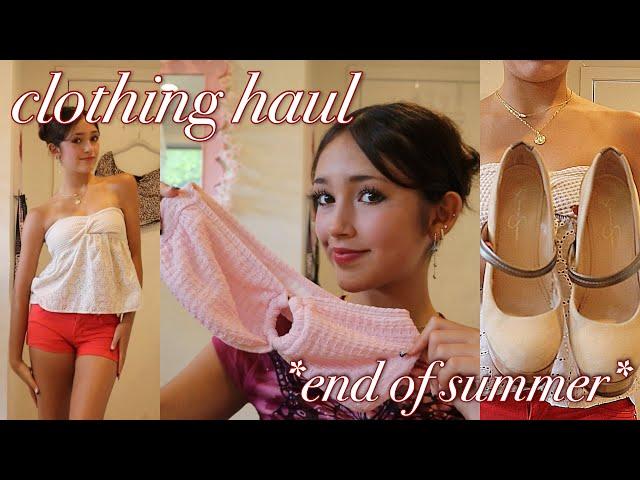 END OF SUMMER CLOTHING HAUL *try-on*