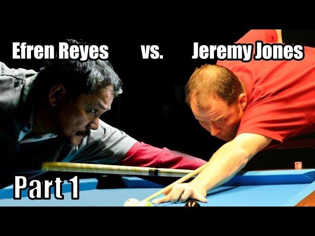 The Magician Efren Reyes VS. Jeremy Jones (2019) | 10 Ball Race to 11 (Part 1)