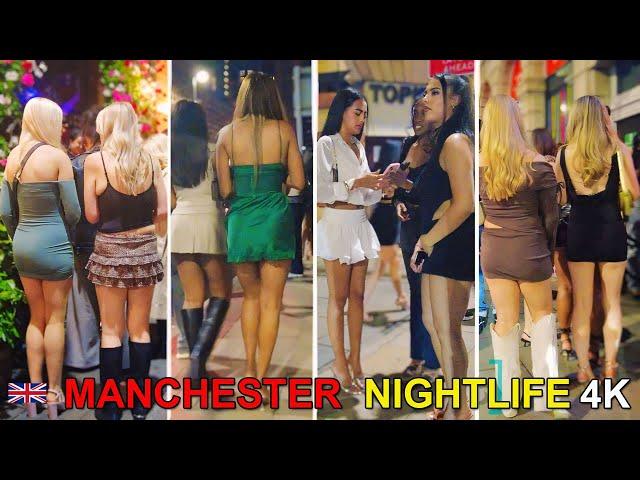  MANCHESTER Nightlife ENGLAND Part- 2 - 2024