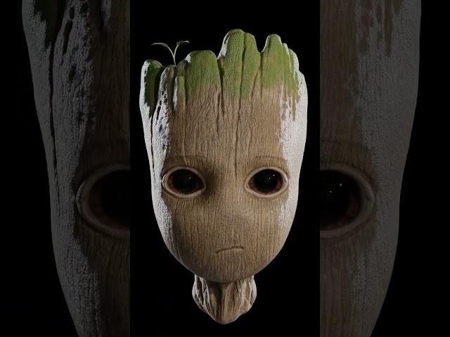 Groot Guardians of the galaxy #3d #blender #zbrush #groot #marvel