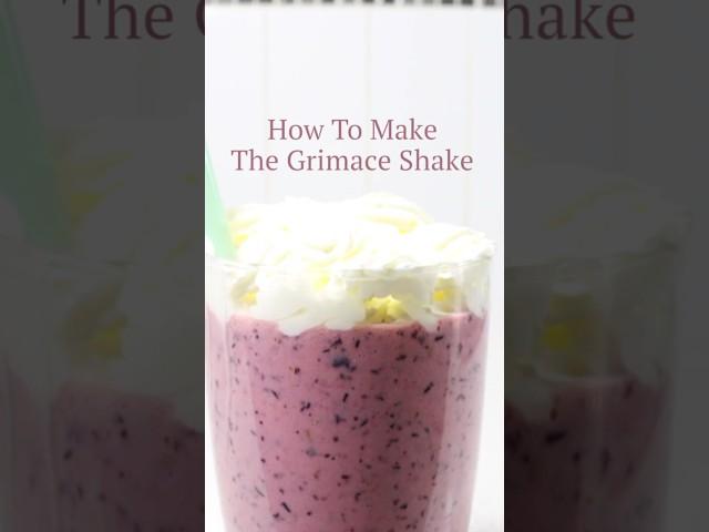 Grimace shake recipe tutorial