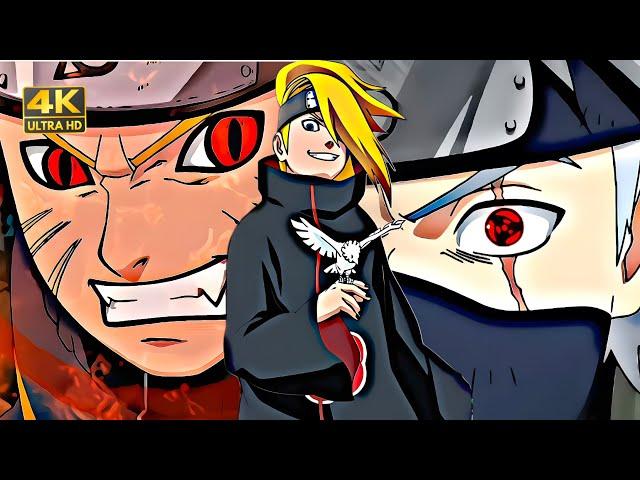 Deidara Vs Naruto and Kakashi Full Fight  [4K] In Hindi | Naruto Transformer 9 Tiles  EP On Hindi