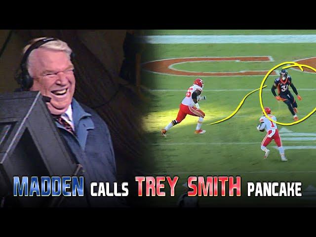 John Madden calls Trey Smith's pancake block