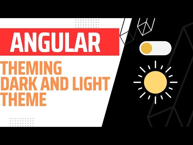 Angular 16 Theming Made Easy: Creating Dark and Light Themes for Customized Application Styling