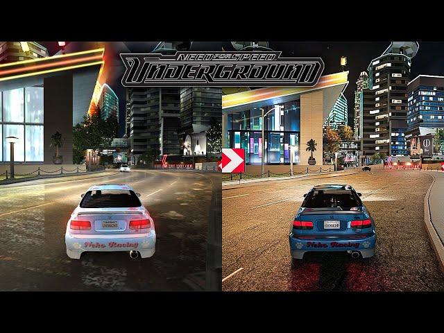 NFS Underground Original VS RTX Remix Graphics Comparison