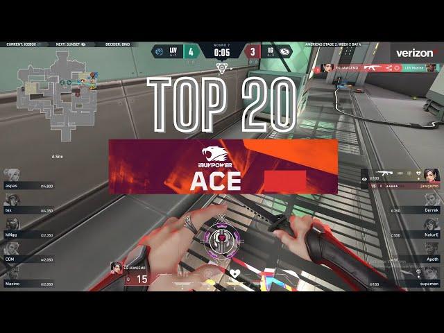 TOP 20 Valorant Pro League plays of the week