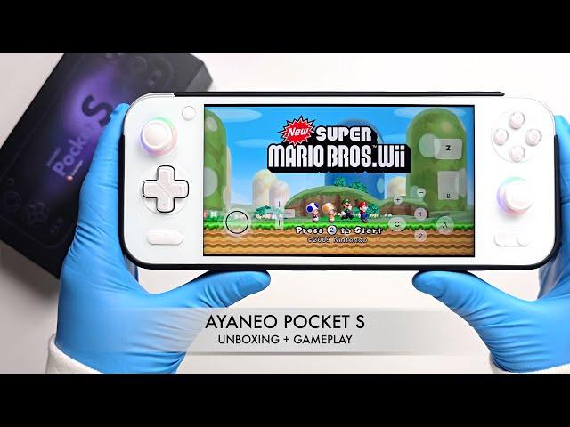 New! AYANEO Pocket S (Unboxing & Gameplay)