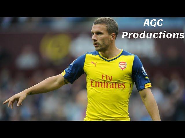 Lukas Podolski's 31 goals for Arsenal FC