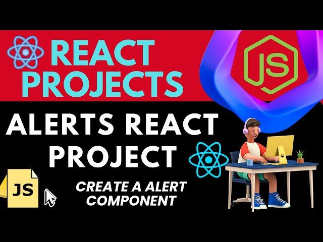 React Projects | Alerts React Project | Learn React JS | Alert component using time trigger