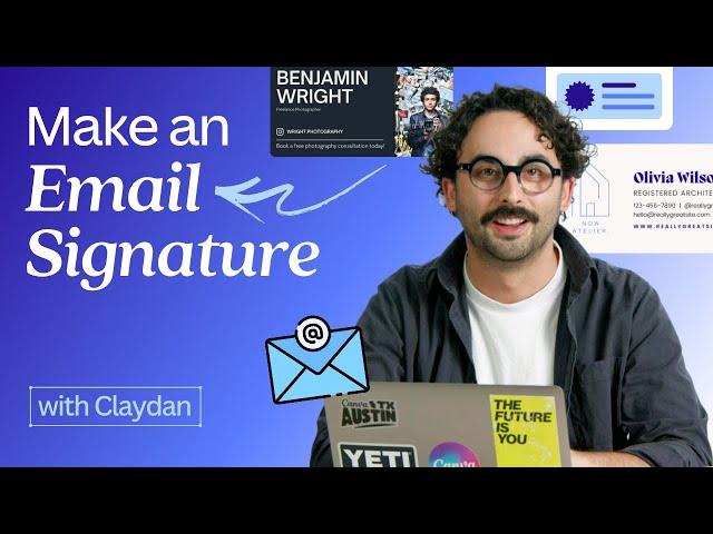 Make a professional email signature