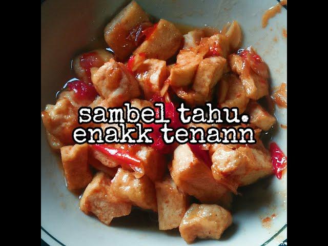 Sambal tahu