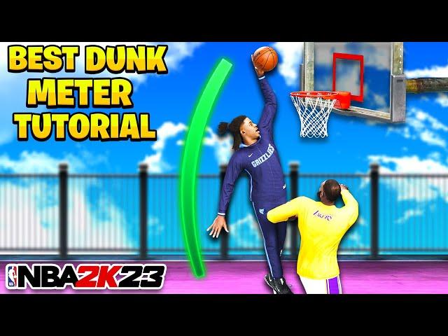 How To Use NEW DUNK METER in NBA 2K23! (NBA 2K23 CONTACT DUNKS)