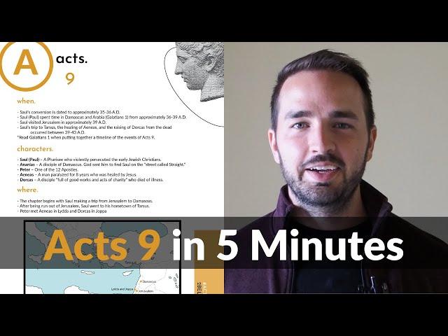 Acts 9 in 5 Minutes - 2BeLikeChrist