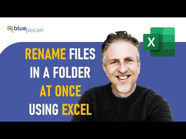 Rename Multiple Files in a Folder at Once (With Different Names) From Excel List | Excel Template