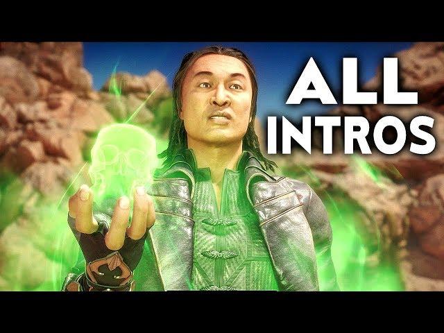 MORTAL KOMBAT 11 Shang Tsung All Intros Dialogue Character Banter MK11