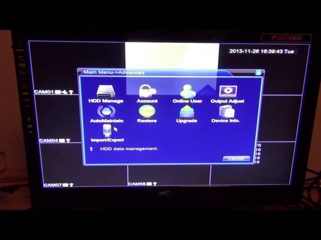 How to Format Hard Drive in DVR