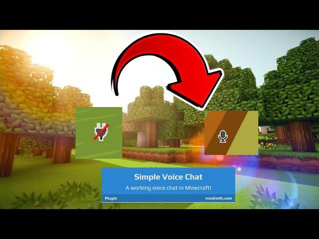 How To Use  Voice Chat in Povjav luncher | Simple Voice Chat in  Aternos || how to fix