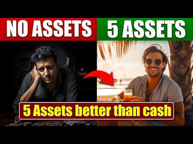 "Money in Bank will not make you rich" 5 Assets better than cash Robert Kiyosaki | Rich dad poor dad