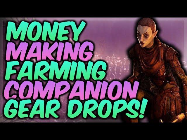 ESO Gold Guide Make Millions Fast Farming Companion Gear!