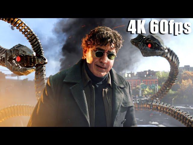 Spider Man  No Way Home   Spider Man vs  Doc Ock   4K 60fps