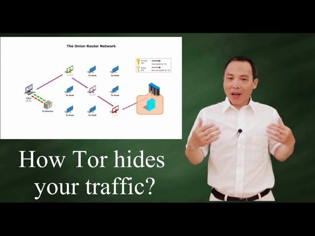 How does the Tor network hide your traffic?