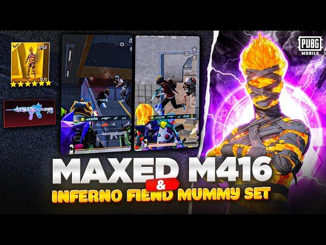 Dominating Mythic Arabic Squads With New Mummy Set & Maxed M416PUBG x Ultimate Inferno Fiend Set