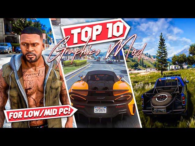 10 Best Graphics Mod To Make GTA 5 Ultra Realistic | Real Life Graphics Mods!