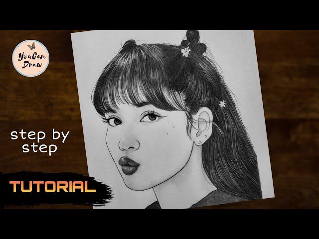 How to draw Lisa Blackpink easy | Drawing Tutorial | YouCanDraw