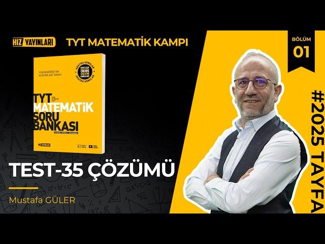 Hız Yayınları Tyt Matematik | Test-35 Çözümleri