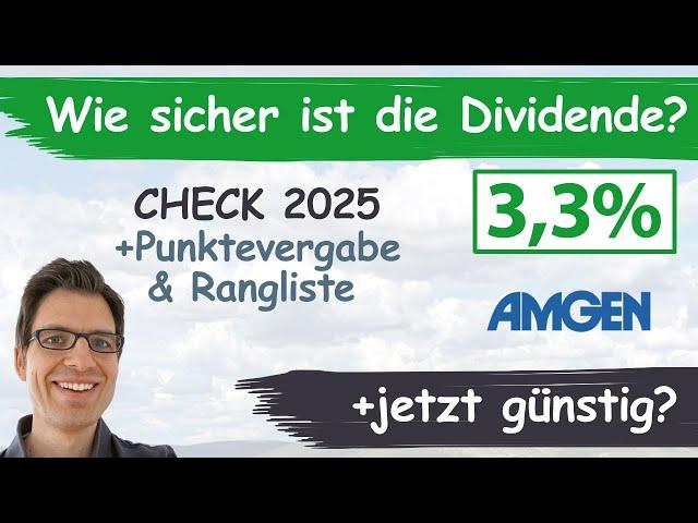 Amgen Aktienanalyse 2025: Wie sicher ist die Dividende? (+günstig bewertet?)