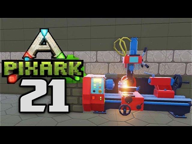 SHARP CRYSTAL, SPINEL ORE & ELECTRONICS - Let's Play PixARK Gameplay Part 21 (PixARK Pooping Evolved