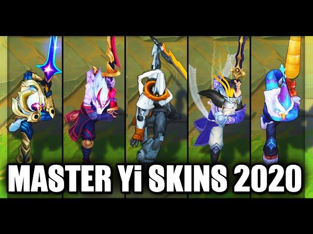 All Master Yi Skins Spotlight 2020 (League of Legends)