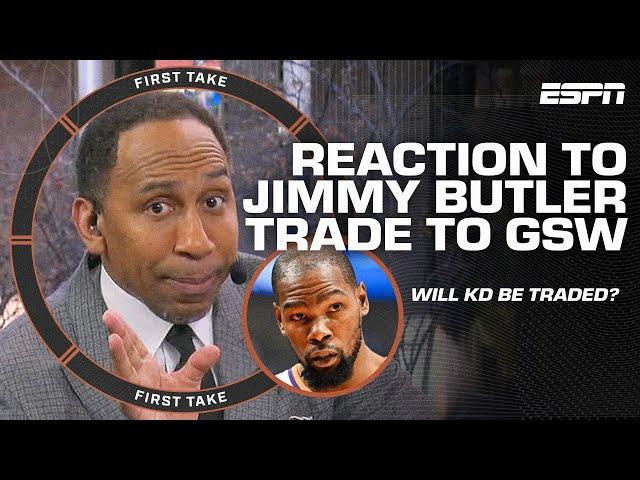 Stephen A. is UNMOVED by Jimmy Butler to Golden State  'THEY'RE NOT CONTENDERS' | First Take