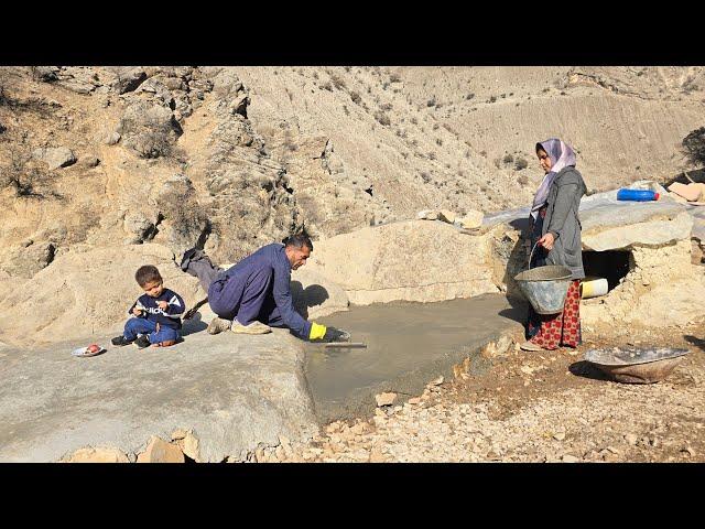 Nomadic Life: Building a Cement Yard Nomadic Home: Fishing in the River the Nomadic Way