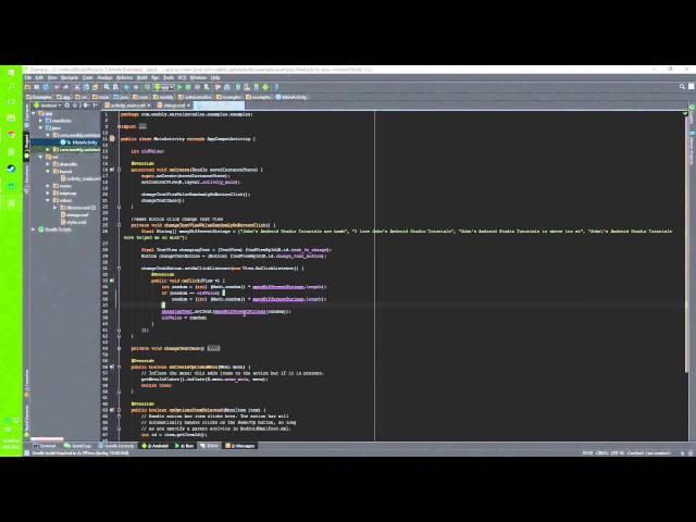 Android Studio how to change textview text on button click