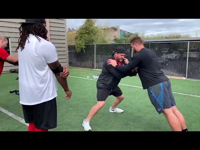 Scott Peters Advanced Leverage training for players entering the NFL Combine