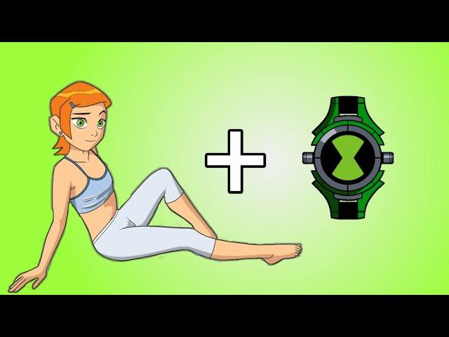 Gwen 10 Fusion form of Ben 10 alien force Omnitrix | Mobile coloring