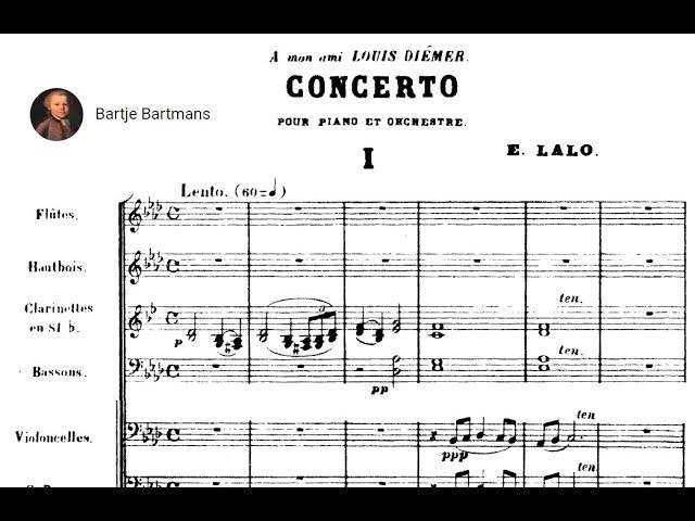 Édouard Lalo - Piano Concerto in F minor  (1889)