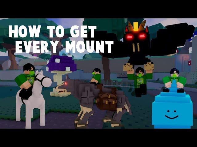 (Roblox Shadovia) The Complete Mount guide! (How To Obtain Every Single Mount)