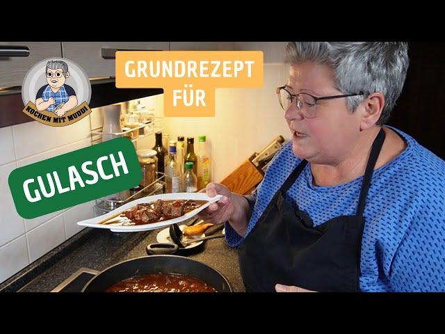 Grundrezept für Gulasch